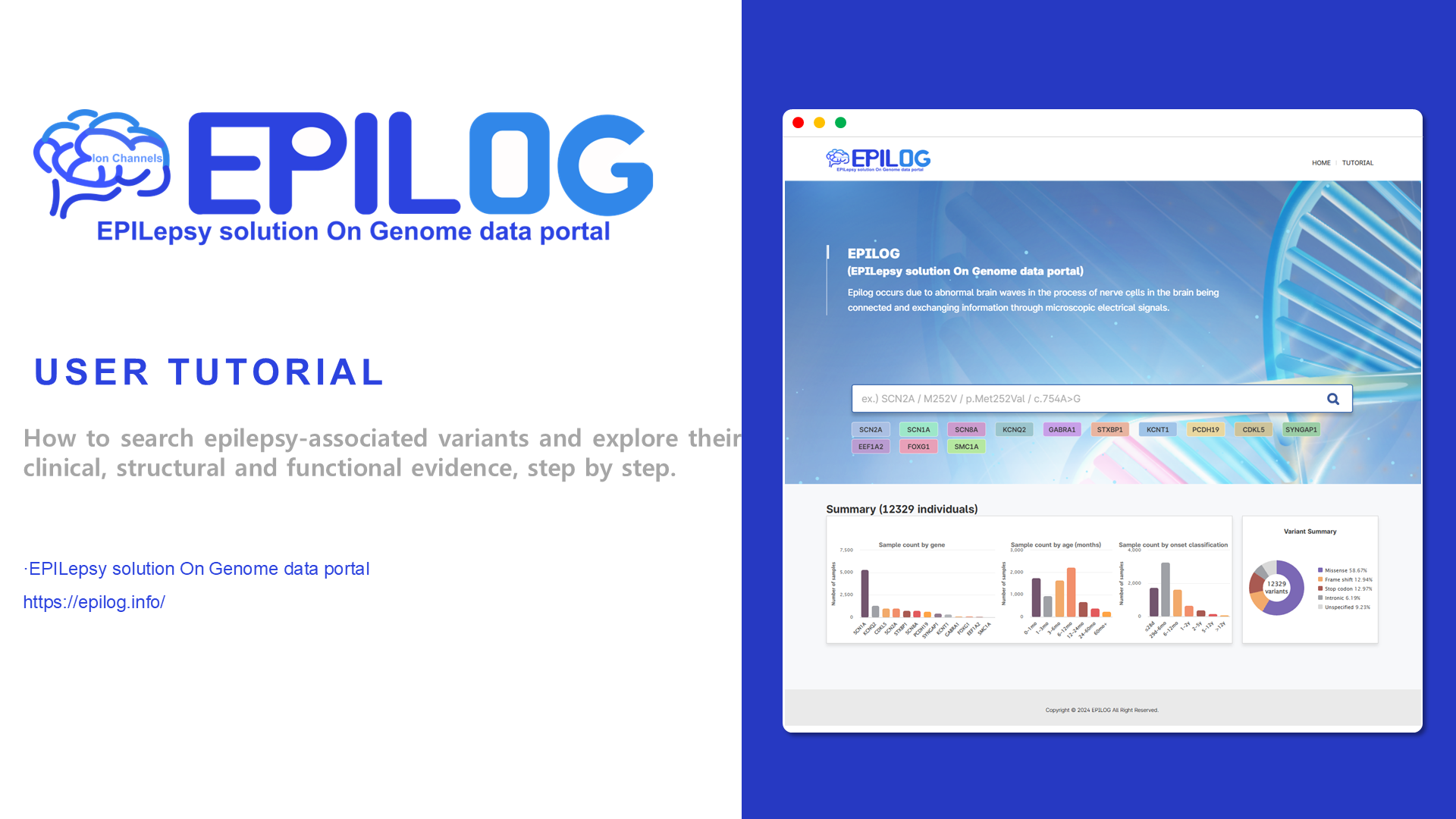 EPILOG tutorial page 1